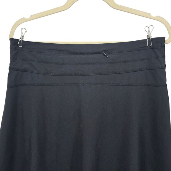 Athleta Womens 6 Skort All Day Skort Black Short A-line Lined Pocket Stretch - Picture 4 of 11